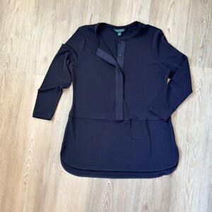 Ralph Lauren Navy Button Down Shirt